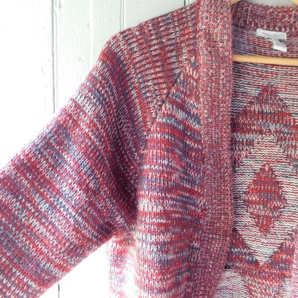 💞 Aztec Bohemian Rust Cardigan - Picture 2 of 14